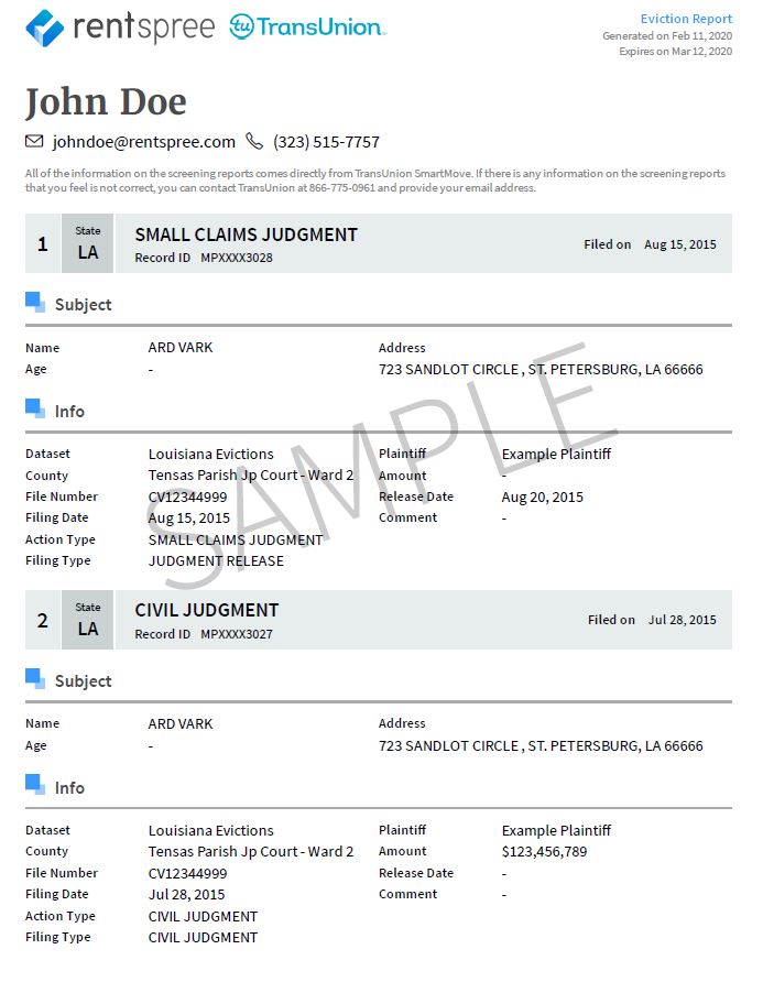 How to Read The Eviction Report